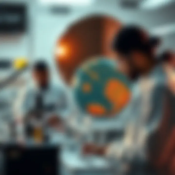 UNAM scientists conducting research on the Buga Sphere, showcasing their findings in a lab setting with various equipment and notes.