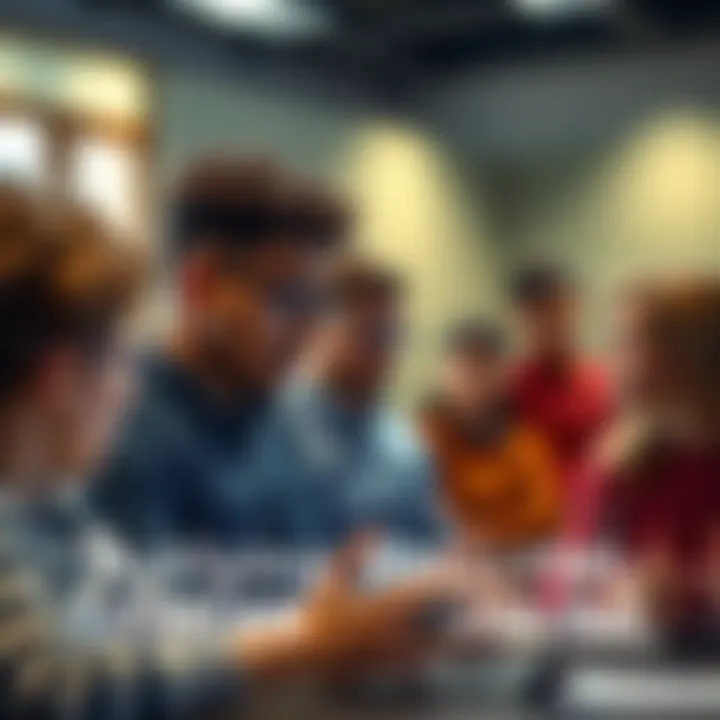 A group of people discussing bullying incidents on an online forum, showing concern and support for victims.