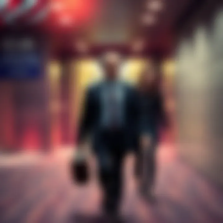 Burlison and Representative Luna walking towards the entrance of CIA headquarters, ready for their meeting.