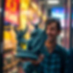 A person holding a Loki statue that was mistakenly sent instead of a Thor statue, smiling at the funny mix-up.