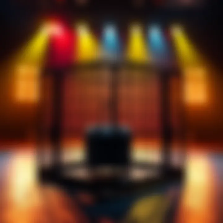 A protective cage surrounds a stage prop, preventing gear malfunctions during a performance.