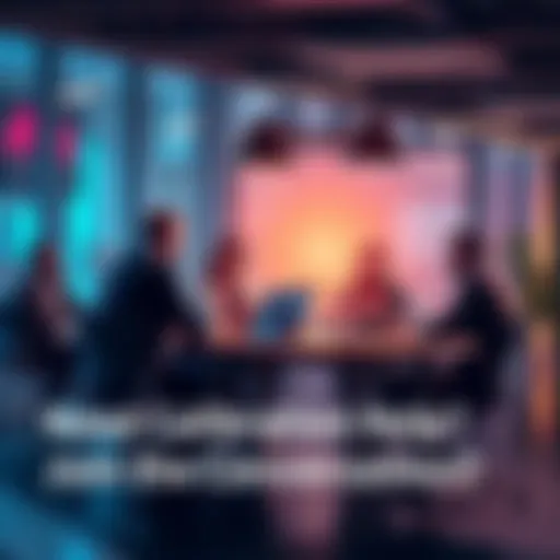 A group of people discussing calibration issues around a table with laptops and notes