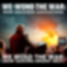 Call for Global Assistance A key figure addressing a crowd, urging the world to help after a major conflict.