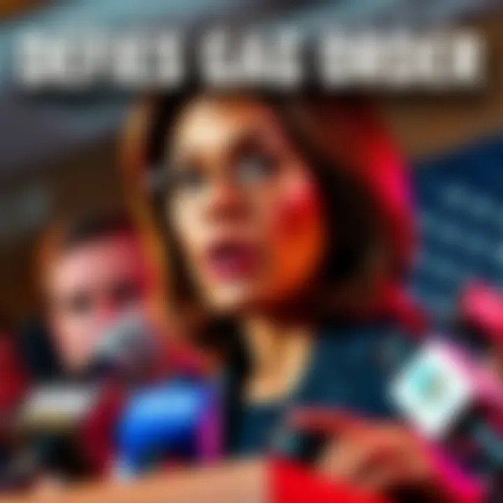 Candace Owens Defies Gag Order Candace Owens speaking at a press conference about the Kirk assassination case, emphasizing her claim of evidence against a cover-up
