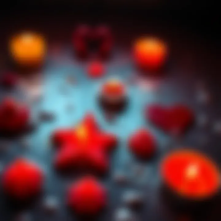 Various shapes formed by melted candle wax on a flat surface, showcasing different patterns and interpretations.