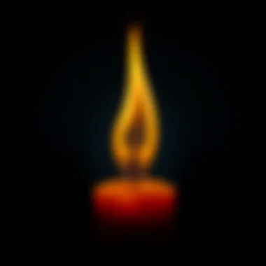 Candle with a Distinct Shape A candle with a shape that resembles a penis, set against a dark background, creating a striking image that evokes strong emotions.