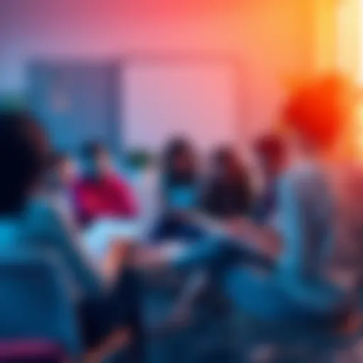 A group of people sitting together with notepads, discussing and sharing ideas for activities in 2026.