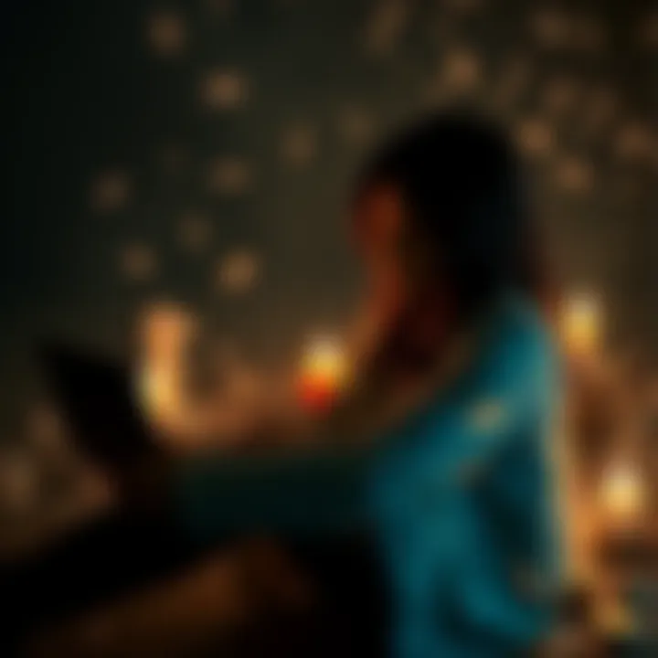 A person sitting alone with a sad expression, surrounded by symbols of broken promises and love lost.
