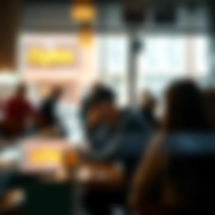 A Capricorn person looking thoughtfully at a friend while sitting at a coffee shop, showcasing the complexity of friendship and connections.