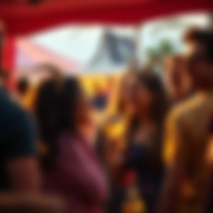 Capricorn Community Gathering A group of Capricorns celebrating together, sharing laughter and joy at an outdoor event.