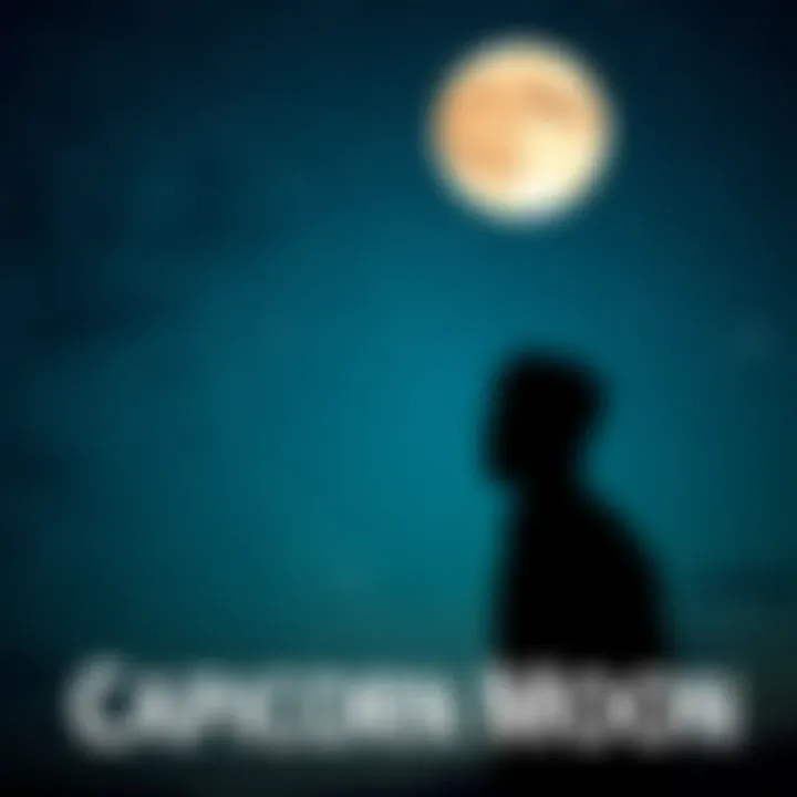 A person gazing thoughtfully at the night sky filled with stars, reflecting emotional sensitivity as a Capricorn Moon.