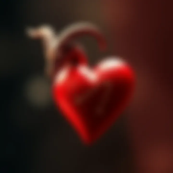 The Capricorn zodiac symbol with a heart symbolizing loyalty and love in relationships