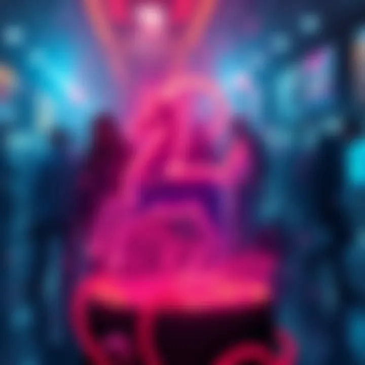 Capricorn Zodiac Sign A Capricorn symbol surrounded by popular trends like fashion and technology, representing resistance to conformity.