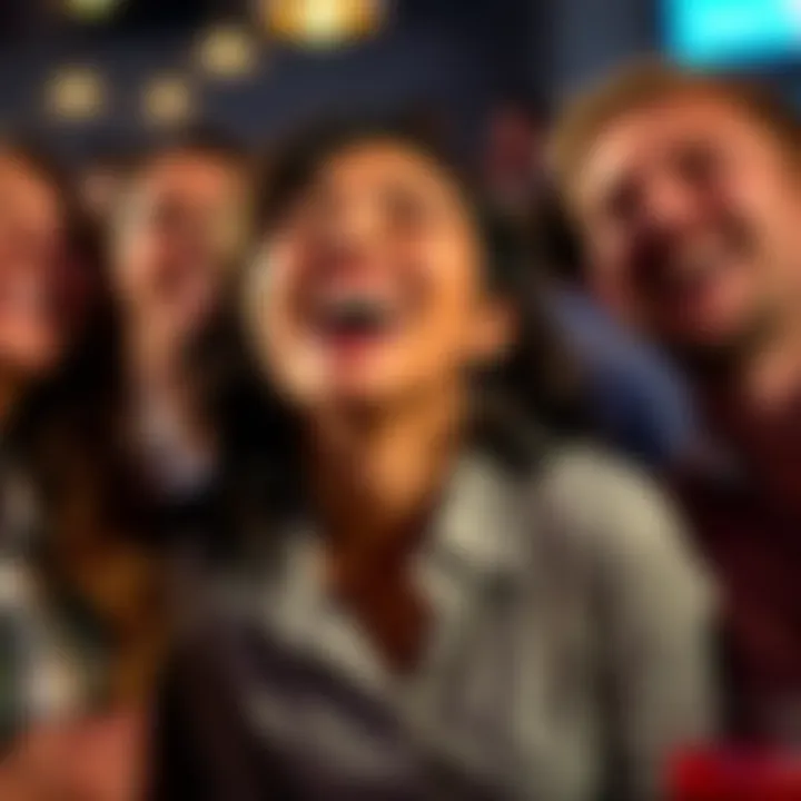 A Capricorn woman laughing heartily with friends, showcasing her humorous and complex personality