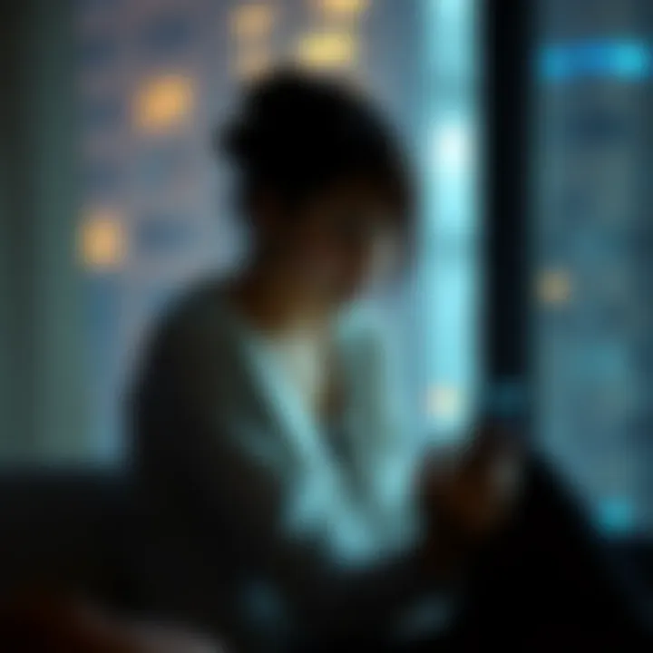 A Capricorn woman sits alone, looking worried as she holds her phone, reflecting on her long-distance relationship with her Scorpio boyfriend.