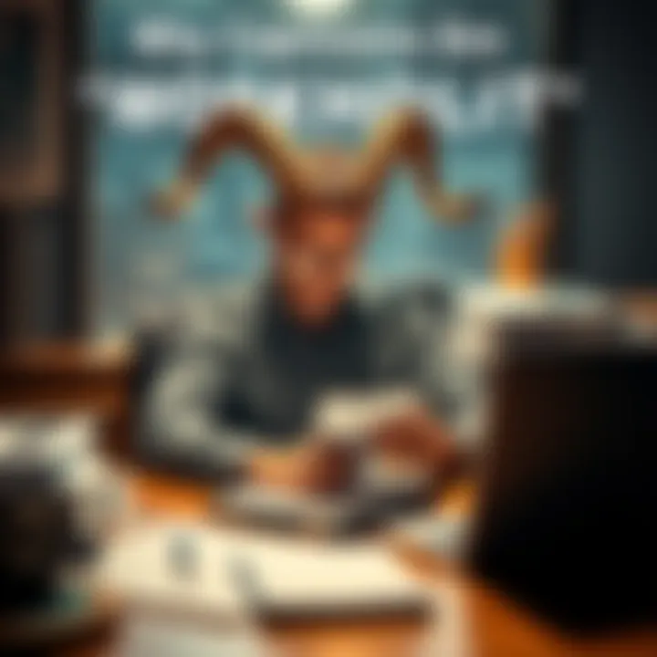 Capricorn Workaholic A focused Capricorn working diligently at a desk, surrounded by planners and a laptop, symbolizing dedication and ambition.