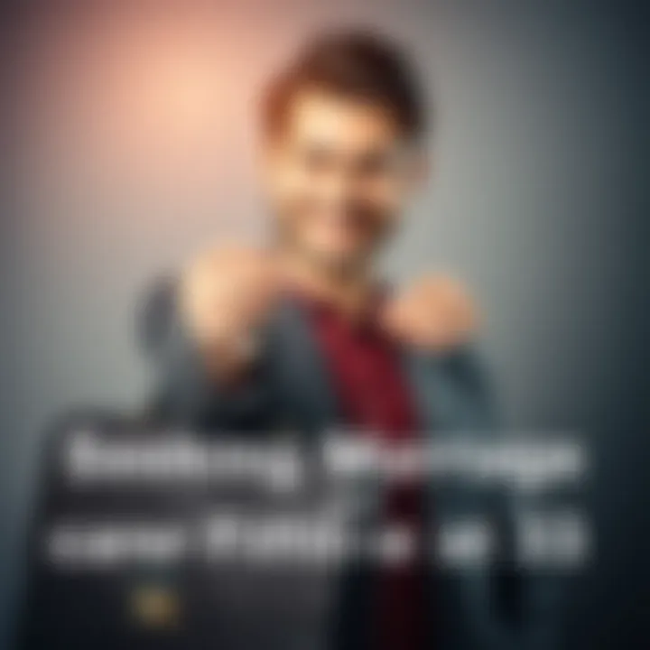 A 33-year-old holding a briefcase in one hand and a wedding ring in the other, symbolizing career hope and marriage dreams