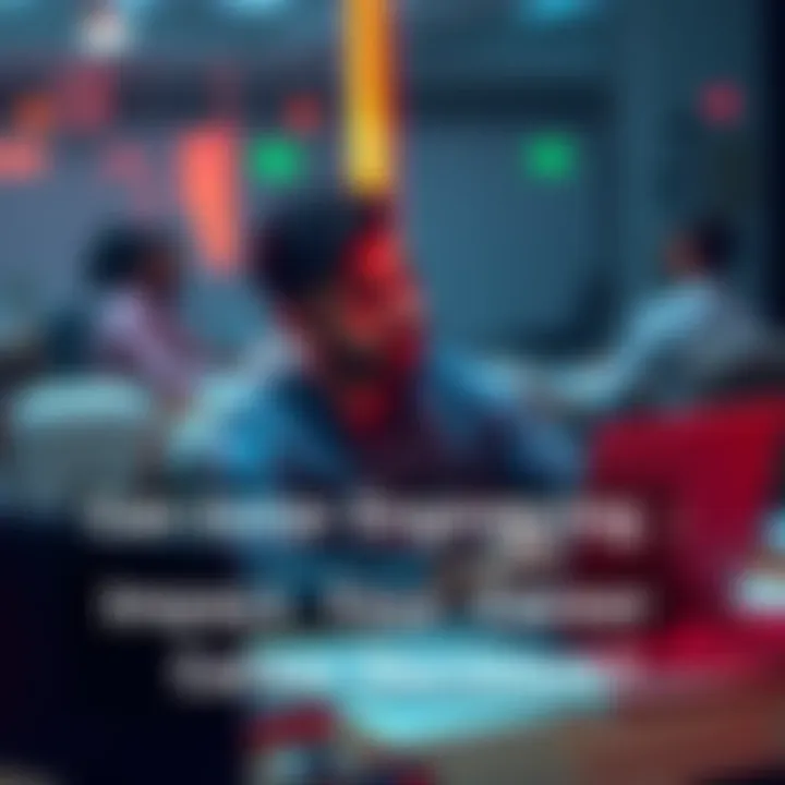 Individual sitting at a desk, looking thoughtful with a laptop open and papers around, symbolizing career decisions and personal growth through Inner Engineering