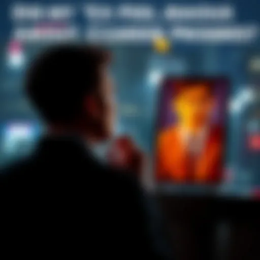 Individual thinking about their career while looking at a photo of their ex, symbolizing past relationship feelings and jealousy