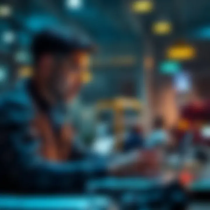 Individual looking at a laptop, exploring job opportunities and career paths for 2026