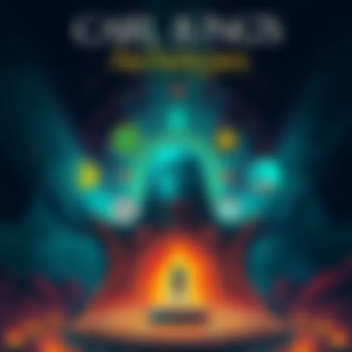 Carl Jung's Archetypes Illustration showing Carl Jung's 12 personality archetypes with symbols representing different traits, set against a mystical background.