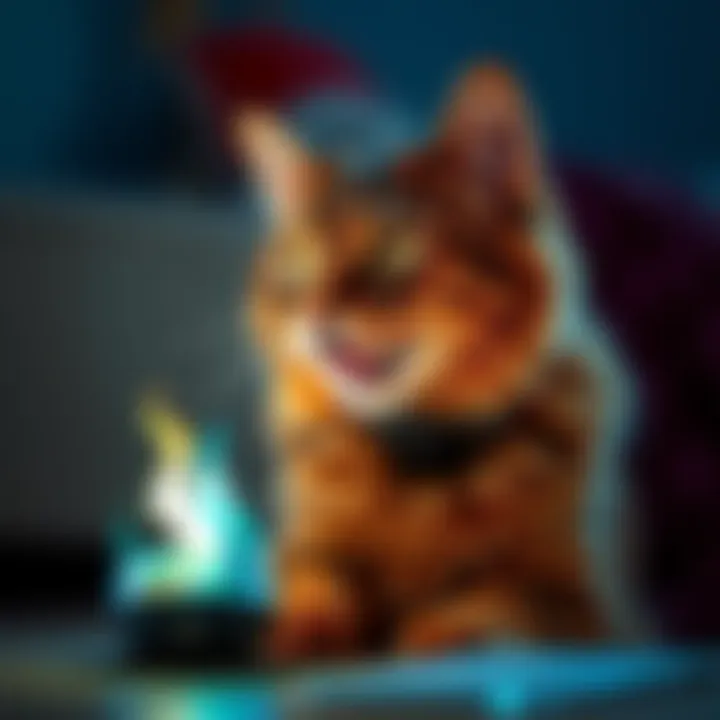 A cat named Binx reacts dramatically to a bracelet linked to a family member, showing a protective instinct.