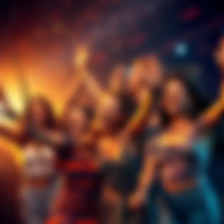 Group of diverse women celebrating with joy and energy, embodying the vibrant spirit of Sagittarians.