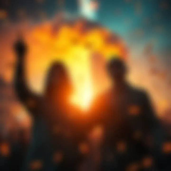 Mossad agents appearing celebratory while news of 9/11 unfolds in the background