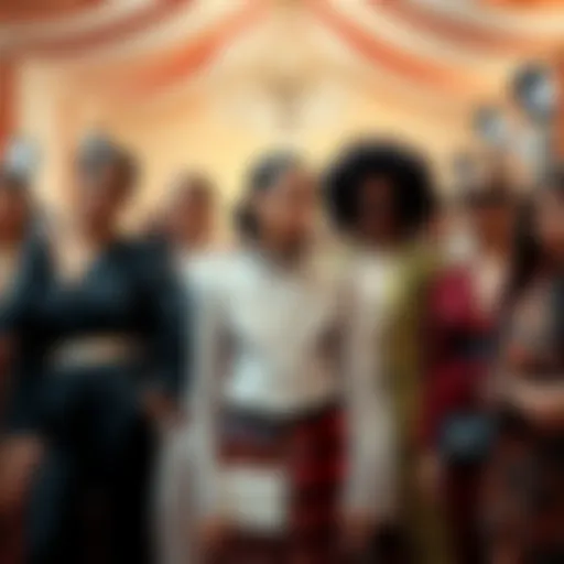 A group of celebrities showcasing their unique outfits at the Met Gala, highlighting their fashion choices and styles.