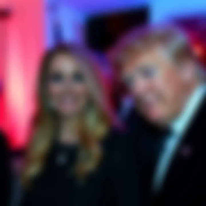 Celina Midelfart smiling alongside Donald Trump at an event, showcasing their friendship from the late 1990s.