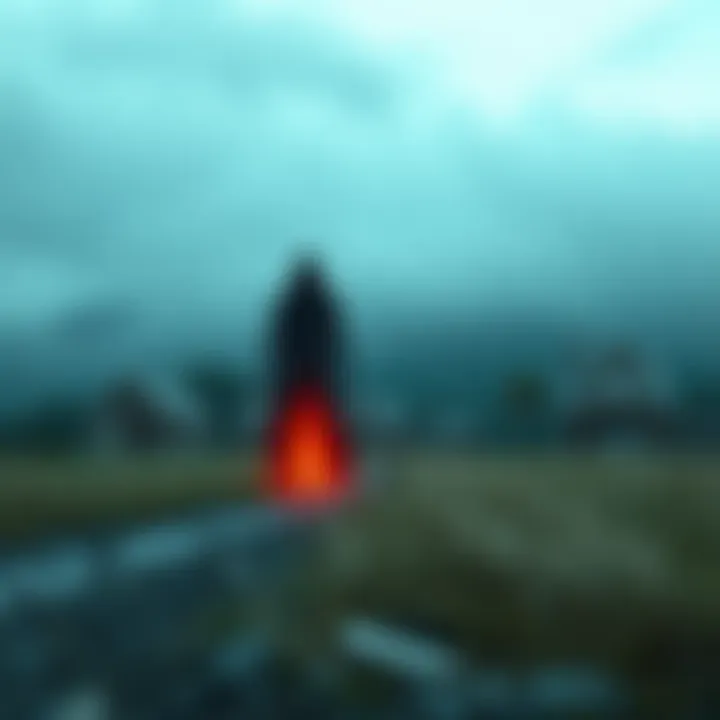 A mysterious figure appears in Central Valley after rain, near an area that used to be a lake.
