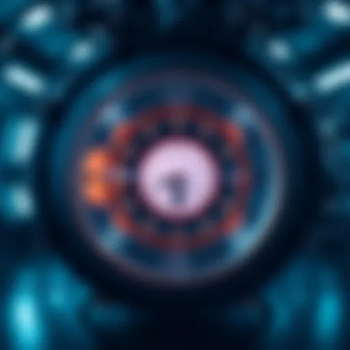 CERNโs Hadron Collider and Time A visual of the CERN Hadron Collider with clocks showing different times, suggesting distortion in time perception after the collider's shutdown.