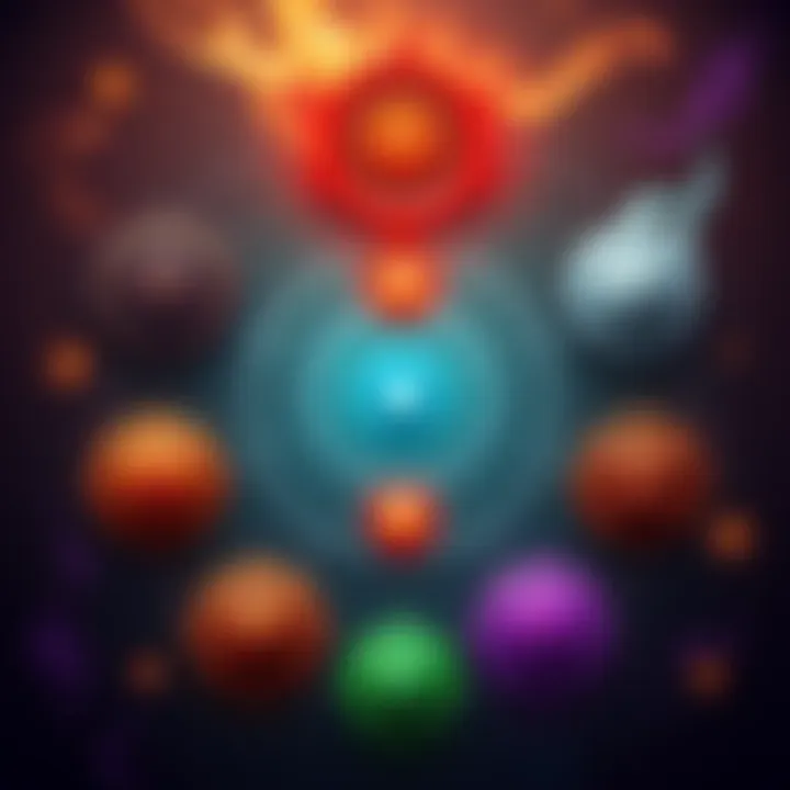 Illustration showing the seven chakras aligned with the seven seals from the Bible, symbolizing spiritual energy and growth