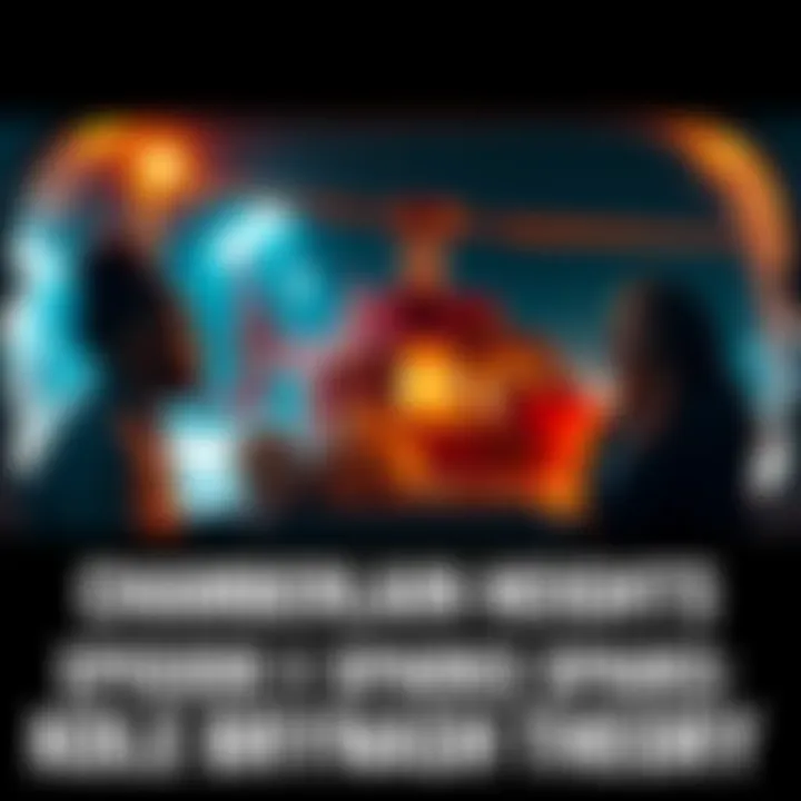 A scene from Chamberlain Heights showing characters reacting to a helicopter accident, hinting at Kobe Bryant's crash.