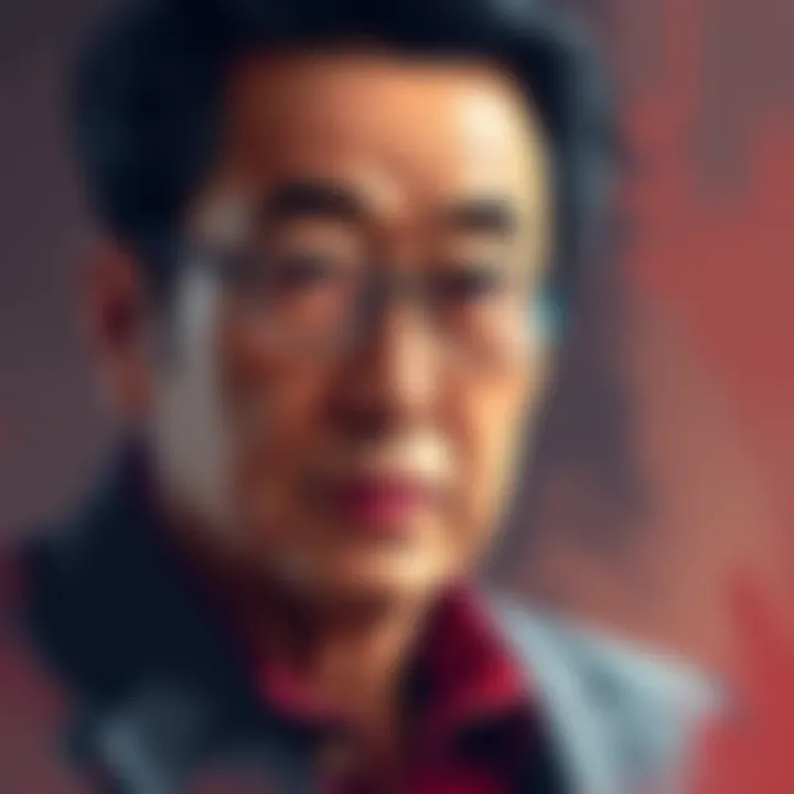 A thoughtful Charles Q. Wu deep in discussion, reflecting on his influential ideas.