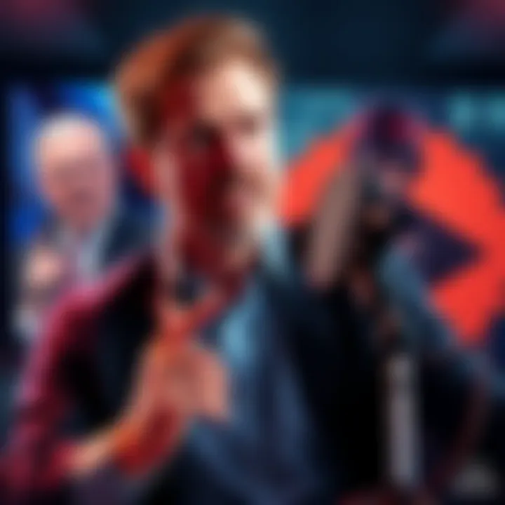 Charlie Kirk discussing Epstein Charlie Kirk speaking on a podcast, with a graphic of Epstein and Mossad in the background