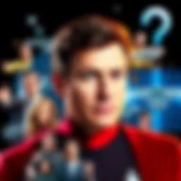 A collage of Charlie Kirk memes and AI imagery with a question mark, representing the theory of him being an AI.