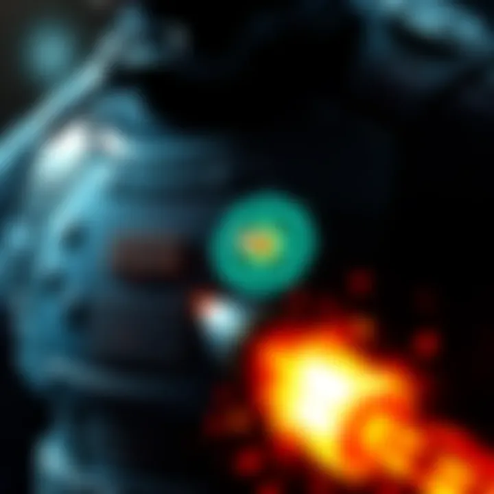 Close-up of Charlie Kirk's body armor showing bullet impact area with highlighted analysis points