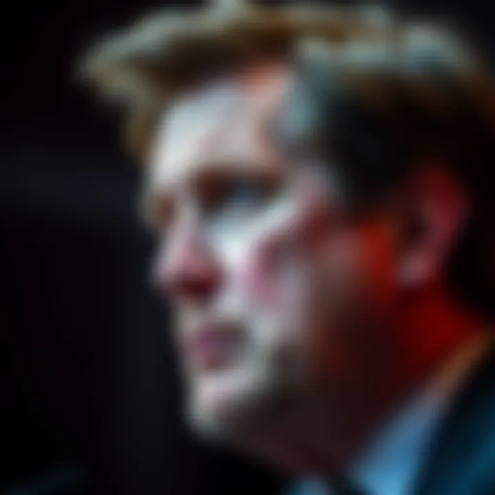 A close up of a worried Charlie Kirk looking off to the side, reflecting anxiety about political alliances.