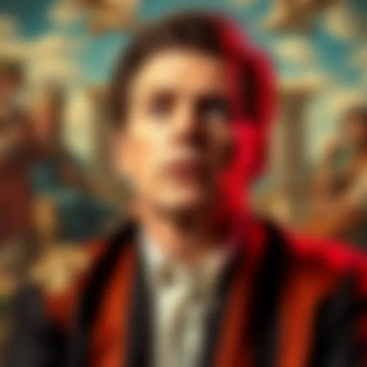 A meme featuring Charlie Kirk's face superimposed on classic artwork, blending humor and political themes.