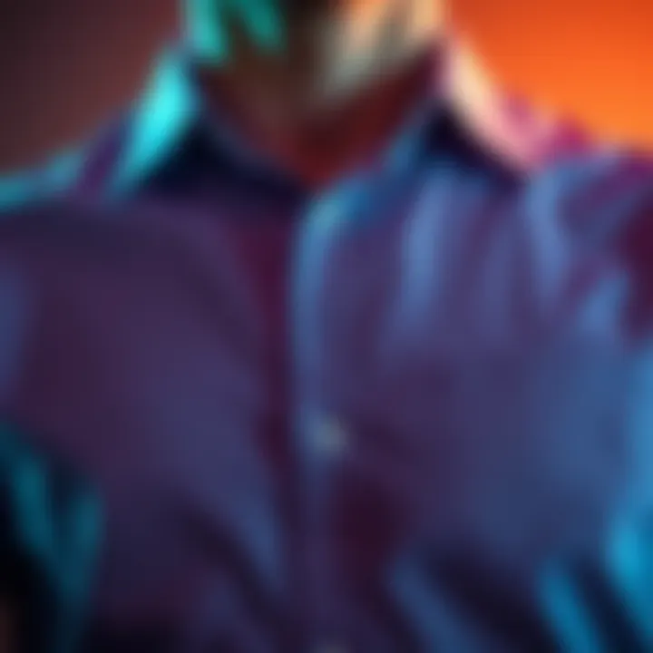 Close-up view of Charlie Kirk's shirt showing a small black dot near his neck.