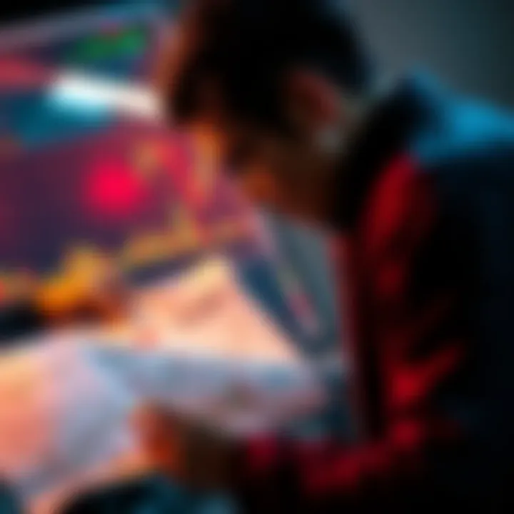 Chart Interpretation Request A person analyzing a complex chart, seeking to understand its meaning and implications