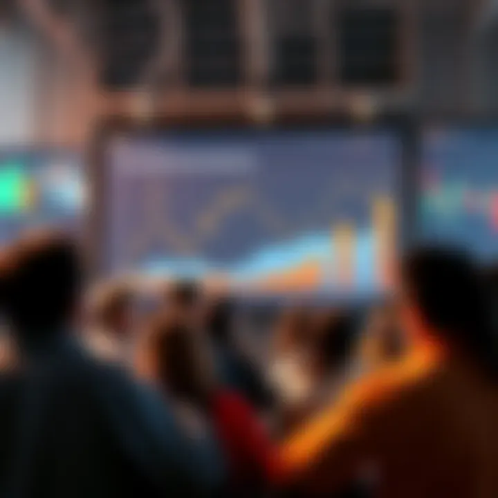 A chart displaying surprising predictions with people discussing their thoughts in a vibrant online forum.