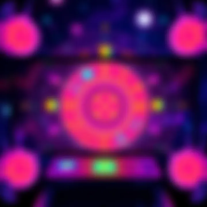A colorful representation of a personalized astrological analysis generated by the ChatGPT app, with various zodiac signs and a digital interface.