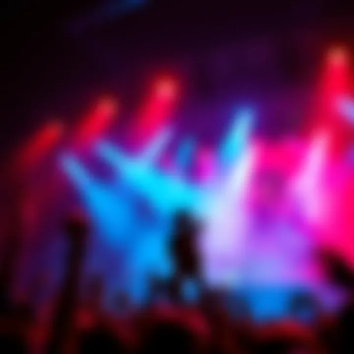 Che on stage delivering an emotional performance of ‘Nosferatu’ at Rolling Loud Orlando, with fans cheering and lights flashing.