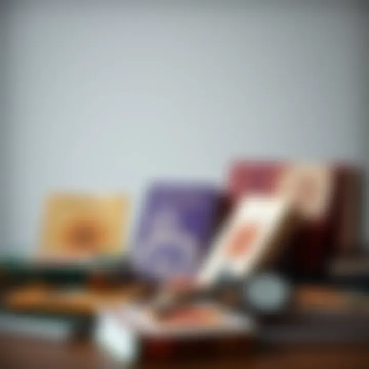 A collection of books and guides on chi and meridians, featuring vibrant covers and informative content.