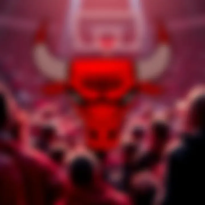 Fans debating over the Chicago Bulls logo design with a focus on a possible nose ring feature