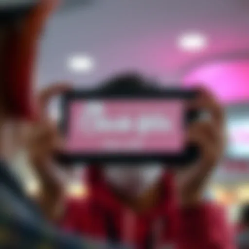 A viewer shows a screenshot of a Chick-fil-A commercial displaying an incorrect name 'Chic-a-fil', with a confused expression on their face.