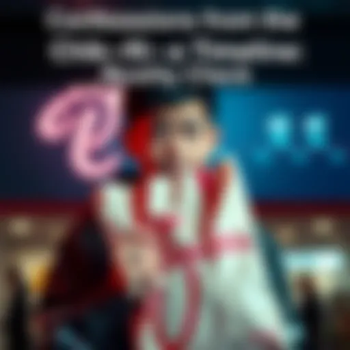 Chik-fil-A Logo Confusion A person looking puzzled while holding a Chik-fil-A bag, with a timeline graphic in the background.