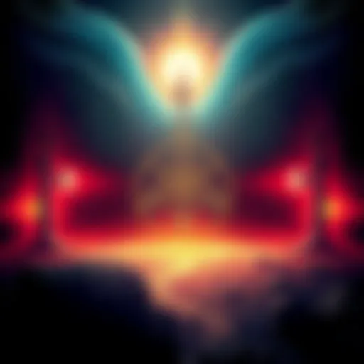 An abstract representation of childlessness focused on Hermetic symbols, showcasing balance and choice in life without children.